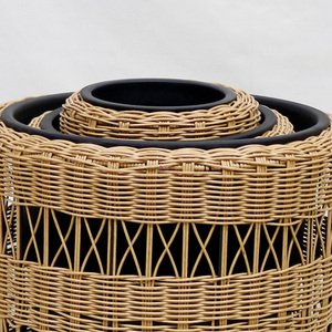 Juego de 3 Macetas Circulares de Hierro Hechas a Mano, Ecológicas, Rústicas y de Lujo para Decoración del Hogar - Product Image 4