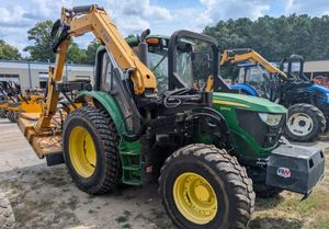 Tondeuse hydraulique robuste de 22 pieds à bras télescopique, montée sur tracteur, avec tête de coupe à fléaux de 1,2 m - Product Image 4