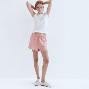 สินค้ามาใหม่ กางเกงขาสั้นผู้หญิง ผ้าฝ้ายฟลีซ 100% สไตล์ฮิปฮอป ปักลาย พิมพ์ลาย ราคาขายส่ง BY Heaven Forces - Product Image 2