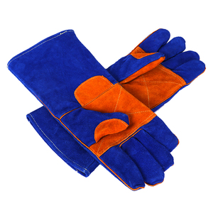 Gants de soudure en cuir personnalisés, résistants à la chaleur et aux flammes, avec étui de rangement à fermeture ouverte - Product Image 4