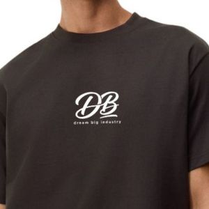 เสื้อยืดคอกลมผ้าฝ้ายผสมทรงหลวมสำหรับผู้ชาย สวมใส่สบาย เหมาะสำหรับกีฬากลางแจ้ง ท่องเที่ยว และแฟชั่นประจำวัน - Product Image 3