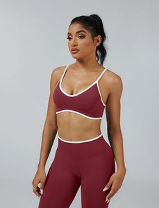Ensemble de sport pour femme : Leggings de course ajustables et soutien-gorge de sport à maintien élevé, sans coutures, qualité premium - Product Image 6