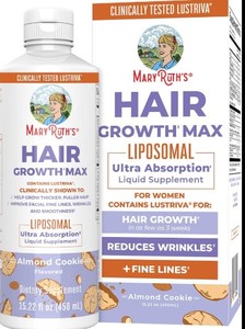 Suero Nutritivo Orgánico Premium para el Crecimiento del Cabello Mary Ruth Max, Vitaminas Líquidas, Biotina, Colágeno, Apoyo para un Cabello Saludable, 60 ml, Contra la Caída del Cabello - Product Image 3