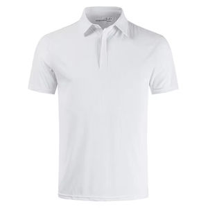 Polo de Golf Personalizado para Hombre, de Algodón y Fibra de Bambú, Tejido Transpirable, Manga Corta, Alta Calidad, OEM - Product Image 3