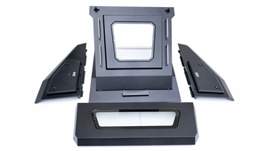Toldo rígido ligero de aluminio estilo cuña para caja de camioneta Jeep Gladiator de 5 pies (cama corta), impermeable y con cerradura - Product Image 6