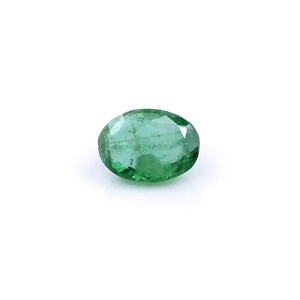 Émeraude ovale naturelle du Zambie 1,40 ct, pierre précieuse naturelle à facettes, prête à l'emploi pour la création de bijoux - Product Image 2