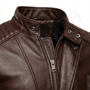 Chaqueta de Motociclista de Cuero Genuino para Hombre de la Mejor Calidad, Nueva Colección de Invierno, Chaquetas de Motocicleta con Protecciones Desmontables Personalizadas - Product Image 4