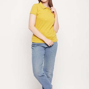 Heavy <b>Weight</b> Cotton Women Polo Shirt Premium Quality Thick Fabric Ladies Polo Shirts - Product Image 5