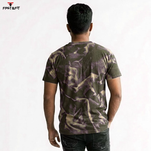 T-shirts personnalisés à manches courtes, nouvelle conception, impression de logo, effet délavé, séchage rapide, sur mesure pour hommes - Product Image 6