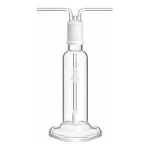 ขวดแก้วทรงสูงสำหรับล้างแก๊ส PYREX ขนาด 250 มล. 500 มล. ทำจากแก้วบอโรซิลิเกต พร้อมกระบอกกรอง - Product Image 1