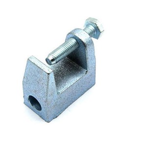 Pince de fixation industrielle réglable en C pour poutre, 10 mm, en acier robuste, capacité de charge 30 kg, revêtement poudré, support de fixation rapide - Product Image 3