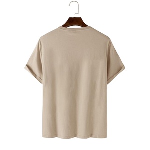 Wholesale Cotton T-shirts Best Quality Unisex Wear Gym <b>Tshirt</b> Sweat Absorbent Durable Combed Cotton <b>Tshirts</b> Custom Logo Printed - Product Image 1