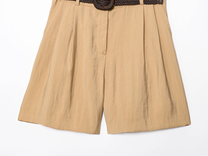 Shorts de Verano para Mujer, Casuales, con Cierre de Cremallera, Color Sólido, con Bolsillos, 5 Colores Disponibles - Product Image 5