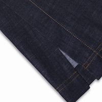 Q742 High-Waist Flare Jeans für Damen, Dunkelblaue Skinny-Fit Denim-Hose, Atmungsaktiv, Gewaschen, für Büro und Freizeit