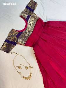 Ropa Étnica de Alta Calidad para Uso Ocasional, Vestido de Seda con Encaje y Dupatta, Fabricante de Surat a Precio de Mayoreo - Product Image 5