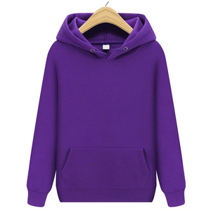 Sweat-shirt à capuche unisexe noir, coupe classique, en coton French Terry, pull décontracté avec poche, pour l'automne - Product Image 3