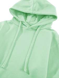 Sudadera con capucha de alta calidad para mujer, estilo casual, manga larga, tejido de algodón suave y forro polar, ligera, estilo urbano. - Product Image 3