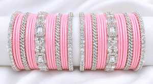 Juego de brazaletes de algodón con diamantes americanos para novias, chapados en plata, con cristales de imitación, brazaletes de lujo para mujer. - Product Image 2