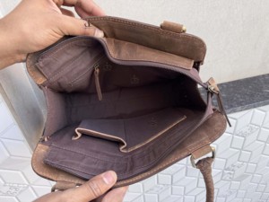 Bolso de Hombro de Cuero Genuino, Nuevo, Hecho a Mano, Estilo Bohemio, Diseño Occidental, Multiusos - Product Image 6