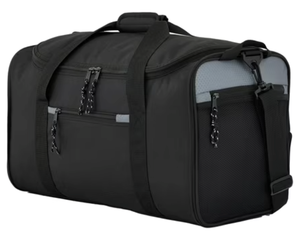 Bolsa de lona de tela reciclada Compass diseñada para viajes y deportes, con amplio espacio, fácil agarre y comodidad diaria. - Product Image 1