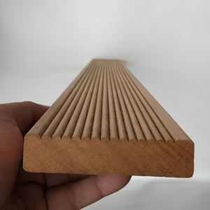 Bengkirai Modern Wood Planks with Click Installation for Pool & Exterior <b>Decking</b> Eco-Friendly Waterproof Anti-Slip - Product Image 4