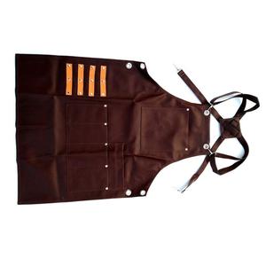 Delantal de Cuero Resistente al Fuego de Alta Calidad para Salón de Belleza, Barbería, Protección Contra Altas Temperaturas, Venta al Por Mayor, MOQ - Product Image 4