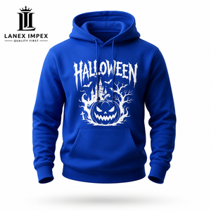 Sweat à capuche streetwear Halloween pour hommes et femmes, design personnalisé, sweat-shirt à capuche avec imprimé sur le thème de l'horreur, crâne, fantôme, citrouille - Product Image 2
