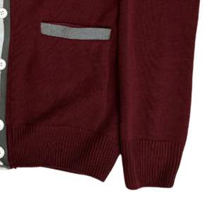 Suéter Universitario Personalizado de Invierno, Cárdigan con Logos Bordados en Chenille, Ropa Griega Vintage, Tejido Acrílico - Product Image 4