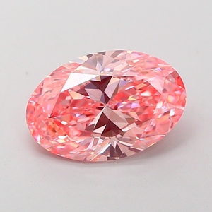 Diamants de laboratoire de qualité supérieure, couleur rose vif fantaisie, ovales, certifiés IGI, 2,50 carats, clarté VS2, prix direct usine. - Product Image 2