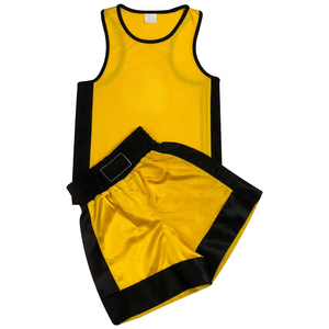 Uniformes de boxe personnalisés, uniformes de kick-boxing professionnels, gilet et short de boxe, uniformes de boxe personnalisés pour jeunes en gros - Product Image 3