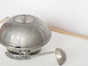 Soupière professionnelle en métal avec couvercle pour la restauration hôtelière - Product Image 5