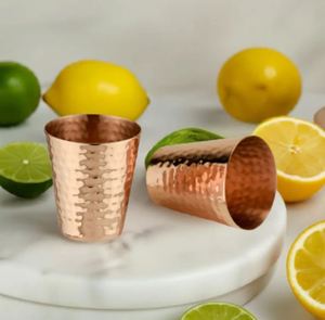 Gobelet en verre de cuivre, vaisselle professionnelle, tasse à eau ayurvédique, fournisseur en gros pour l'exportation, Inde - Product Image 2