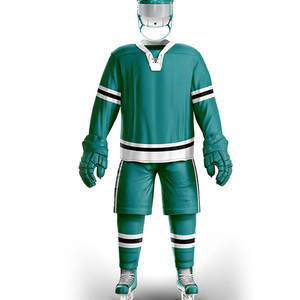 Custom Ice Hockey Uniform Sublimated Hockey Jersey and Pants Set Team Wear Professional Hockey Kit Wholesale - Product Image 4