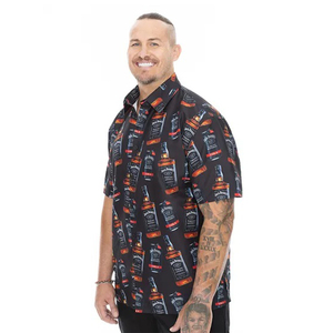 New Hot sale comfortable casual Short-Sleeve floral button up custom <b>screen</b> printing polo tshirts Essentials Unisex Slim-Fit - Product Image 3