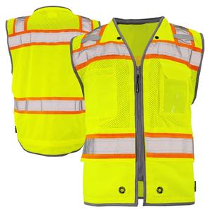 Chaleco Reflectante de Alta Visibilidad Personalizable, Chaleco de Seguridad de Poliéster con Luz LED Intermitente, Personalización de Patrón y Logotipo - Product Image 3