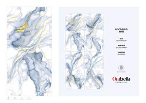 Azulejos de Porcelana Premium Exclusivos 60X120CM 600X1200MM 24X48 Acabado Brillante Formato Grande Superficie Elegante Para Interiores Modernos - Product Image 5