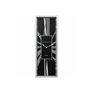Modern Rectangle Black Dial Wall <b>Clock</b> | Decorative Contemporary Silent Wall <b>Clock</b> | Luxury Home Office Living Room Wall Decor - Product Image 1