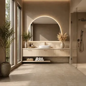 Nuevo Diseño de Baldosas de Porcelana de 600x600/800x800mm, Baldosas de Piso Brillantes de Alta Calidad India, Primera Calidad para Apartamentos, Casas de Campo y Villas - Product Image 6