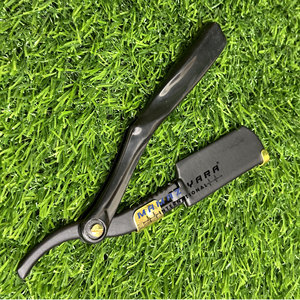 Custom Logo Stainless Steel Barber Folding <b>Razor</b> for Professional Grooming – Premium Lightweight Flip Straight <b>Razor</b> for Face - Product Image 3