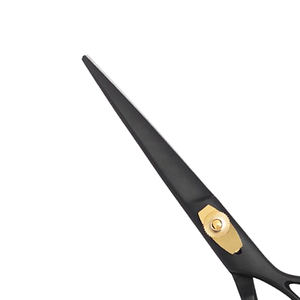 Ciseaux de coiffure professionnels de 6 pouces à faible MOQ, lame tranchante en acier inoxydable, réutilisables, durables, pour la coupe de barbe masculine, OEM - Product Image 3