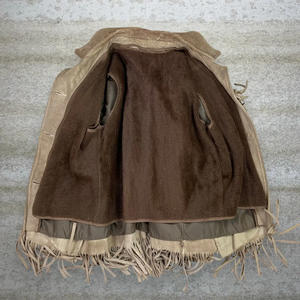 Chaqueta de Gamuza para Hombre y Mujer con Flecos, Estilo Occidental, Ropa de Moda de Lujo, Proveedor Mayorista - Product Image 3