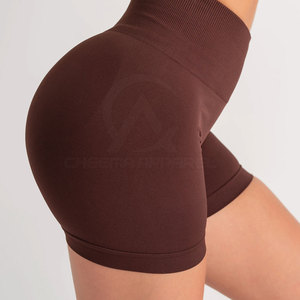 กางเกงขาสั้นผ้าเนื้อนุ่มยืดหยุ่นสูง ดีไซน์ไร้ตะเข็บ ยกกระชับสะโพก เหมาะสำหรับโยคะ ฟิตเนส และออกกำลังกาย - Product Image 6