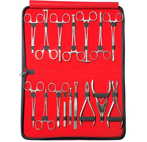 Kit Básico de Cirugía Menor, Juego de 13 Piezas, Instrumentos Quirúrgicos Manuales de Acero Inoxidable, Pinzas, Procedimientos, Cirugía Menor Hospitalaria - Product Image 5