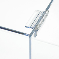 Boîte de présentation en acrylique transparente avec couvercle à charnière, vitrine cube pour bijoux, objets de collection, présentoirs de vente au détail, étui anti-poussière en acrylique