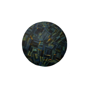 Posavasos de piedra de ojo de tigre azul de alta calidad en oferta, posavasos redondos de cristal para bebidas con soporte para café para el hogar - Product Image 2
