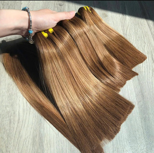 Meilleur choix de cheveux pour extensions de cheveux lisses comme des baguettes, mèches de cheveux vierges vietnamiennes très soyeuses, double trame - Product Image 2