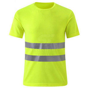 T-shirts de sécurité pour hommes, vêtements professionnels haute visibilité pour la sécurité industrielle et la sécurité des travaux de construction - Product Image 5