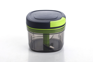 Hachoir manuel compact pour légumes, coupe-oignon à tirette, mixeur de cuisine pour hacher noix, herbes et salsa - Product Image 3