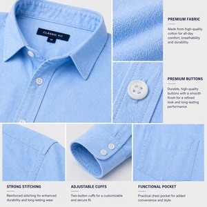 เสื้อเชิ้ตผู้ชายทรงปกติ คอกลม แขนสั้น สไตล์ลำลอง ผ้าเจอร์ซีย์ฝ้าย 100% ระบายอากาศได้ดี ลายถักแบบกำหนดเองได้ - Product Image 4