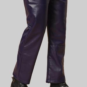 SMART SHINE ENTERPRISES Pantalons en cuir de haute qualité pour hommes, coupe classique, doux, durables, confortables, décontractés, tendance - Product Image 6